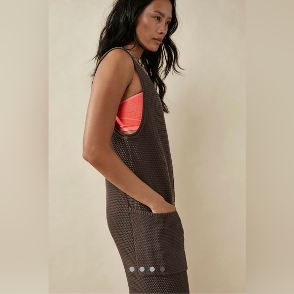 NWT FREE PEOPLE BEACH Hailee Sweater Jumper In Minked Brown MSRP $78 Size M - Picture 4 of 13